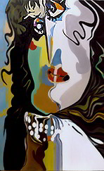 Pintura estilo neofiguracion de Toni Conejo